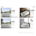 modern acrylic bathtub with massage function